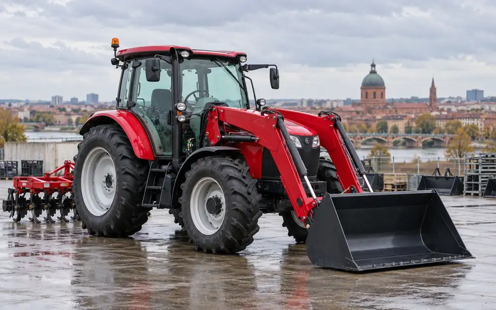 100 hp farm tractor equipment image