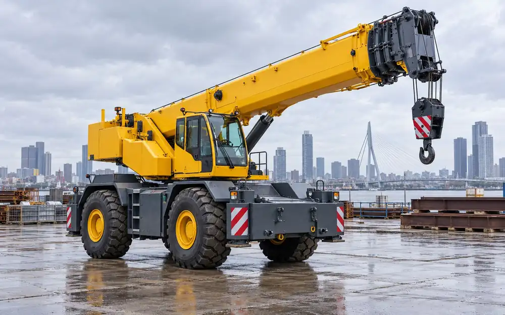 25-tonne rough-terrain crane equipment image