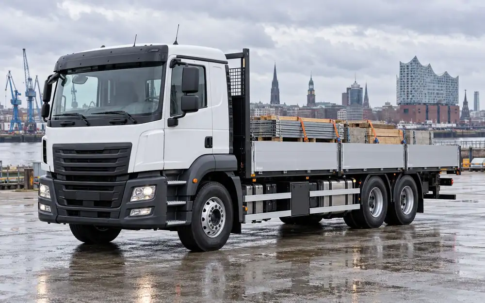 26-tonne flatbed truck equipment image