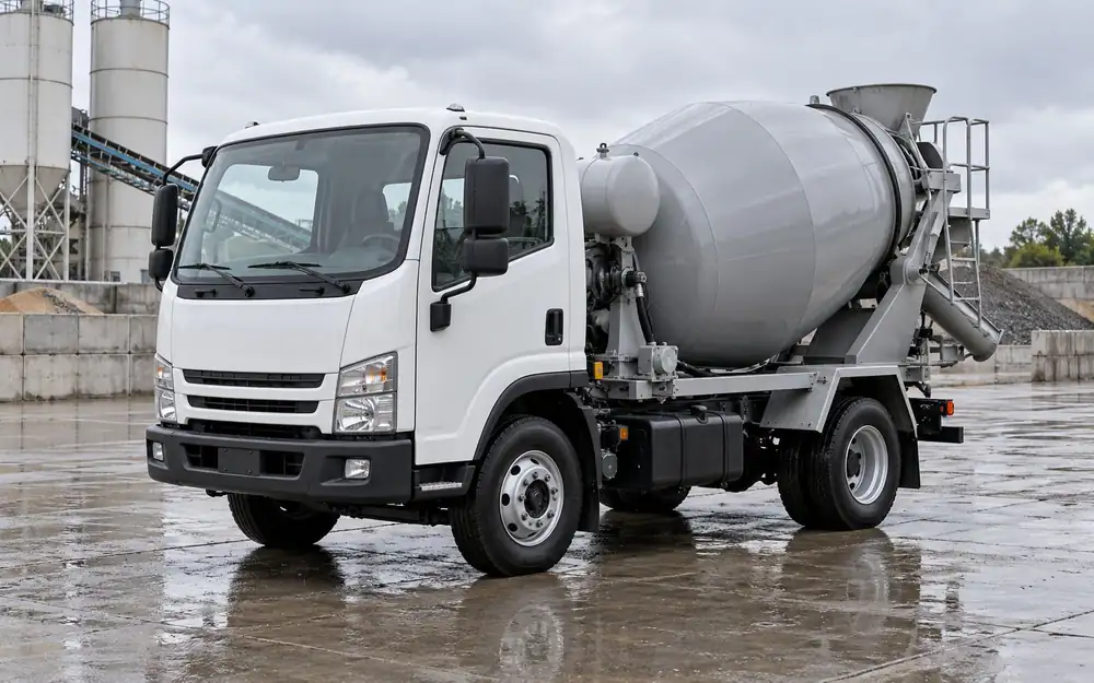 5 m³ concrete mixer truck equipment image