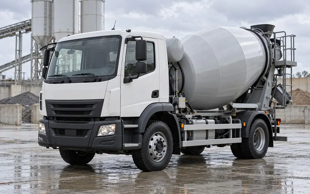 6 m³ concrete mixer truck equipment image