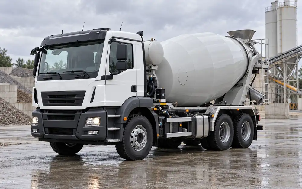 8 m³ concrete mixer truck equipment image