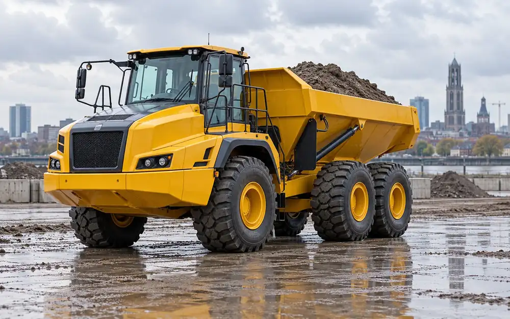 Articulated dump truck, 25-tonne payload equipment image