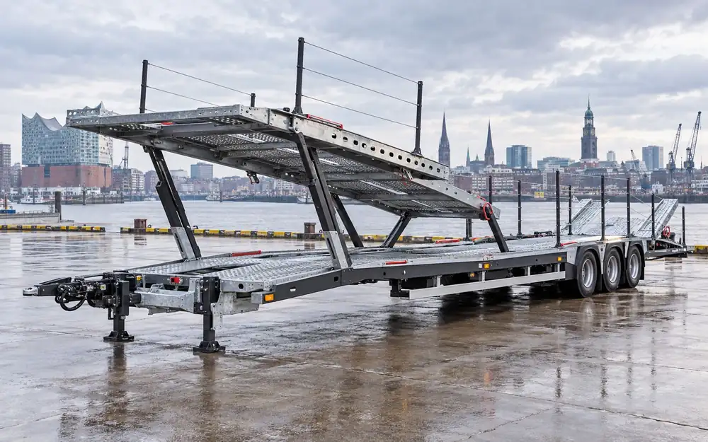 Car-transporter trailer — trailer only equipment image