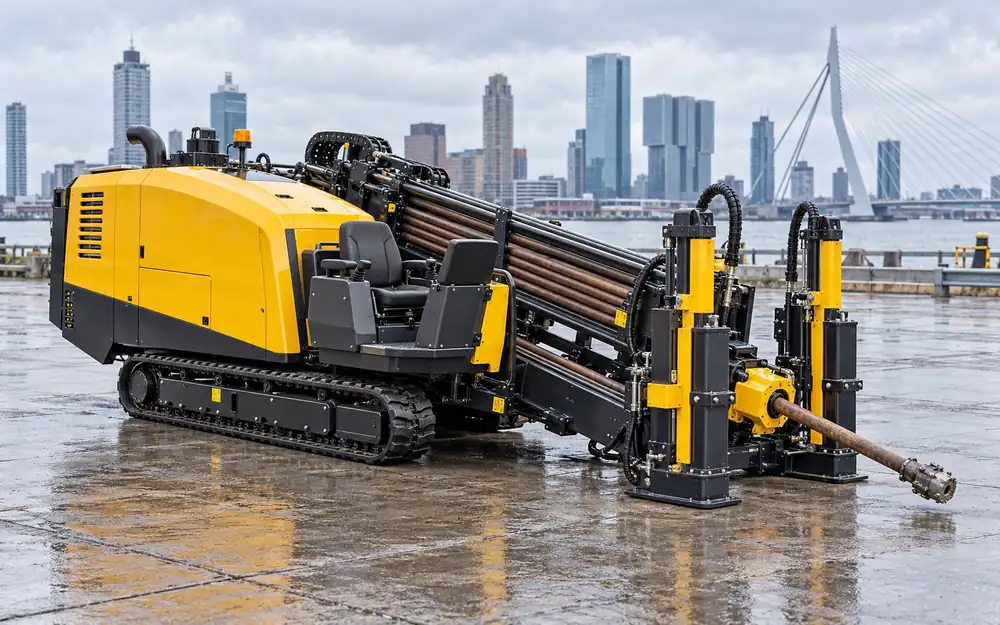 Small horizontal directional drilling rig equipment image