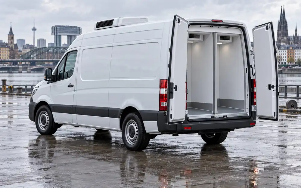 Dual-temperature refrigerated van equipment image