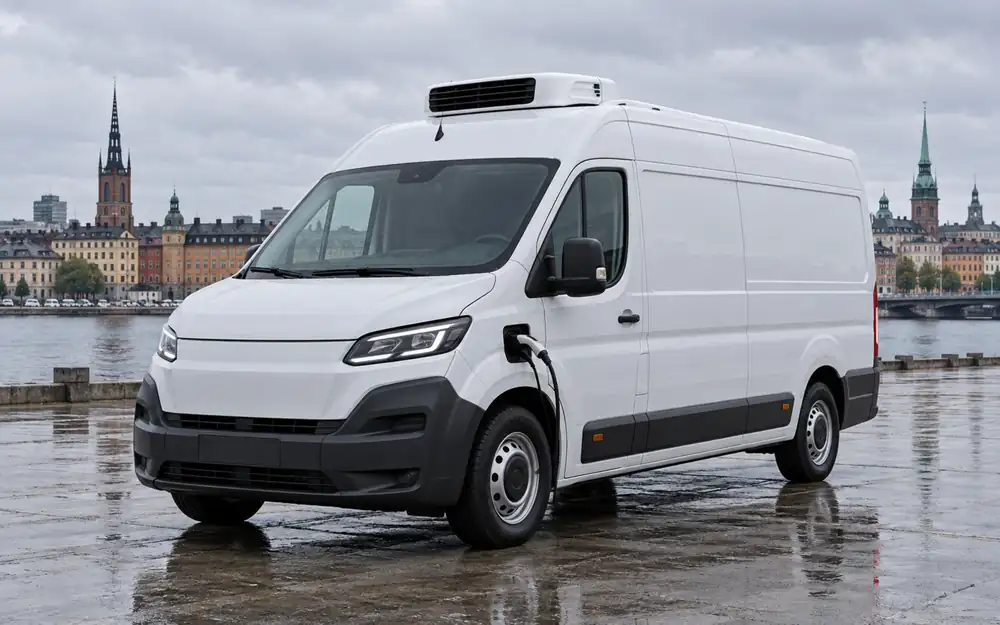 Electric refrigerated delivery van equipment image