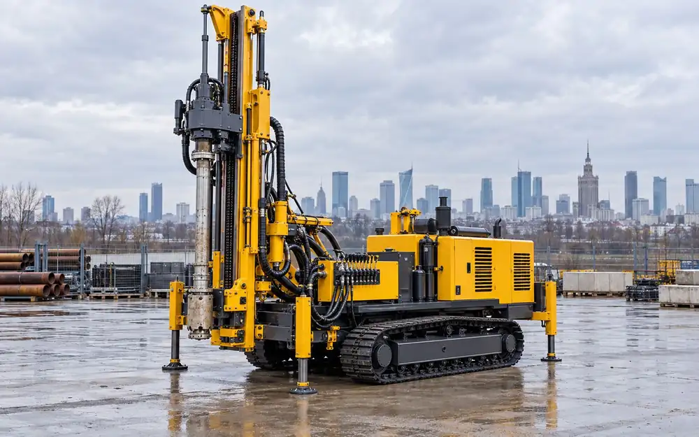 Geotechnical soil-investigation drilling rig equipment image