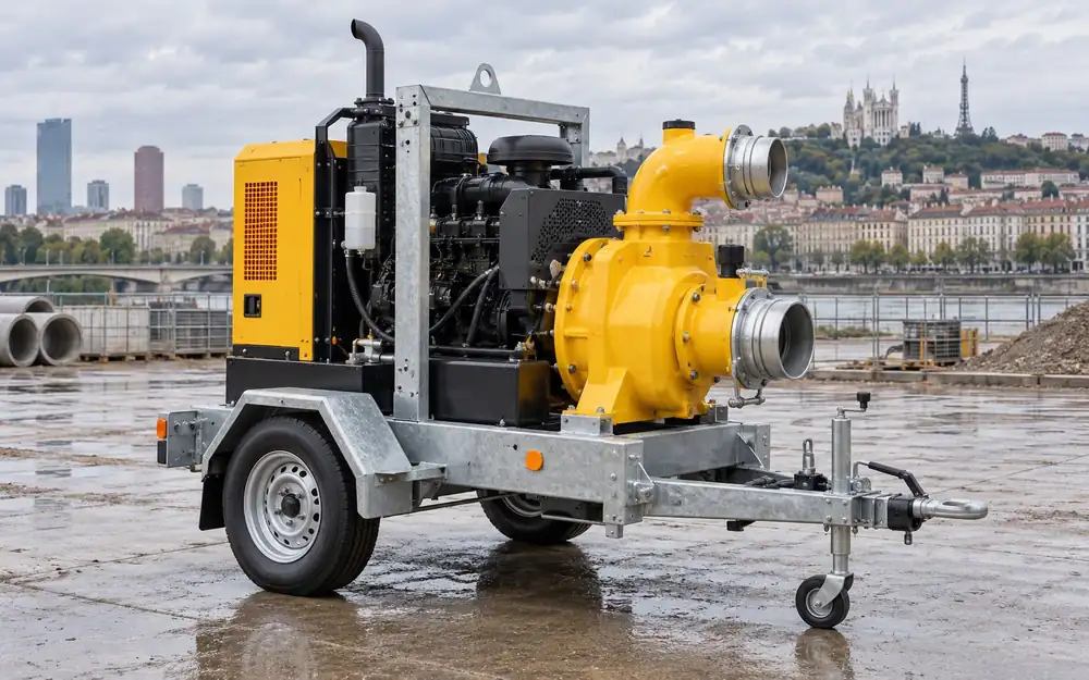 Heavy-duty dewatering pump equipment image