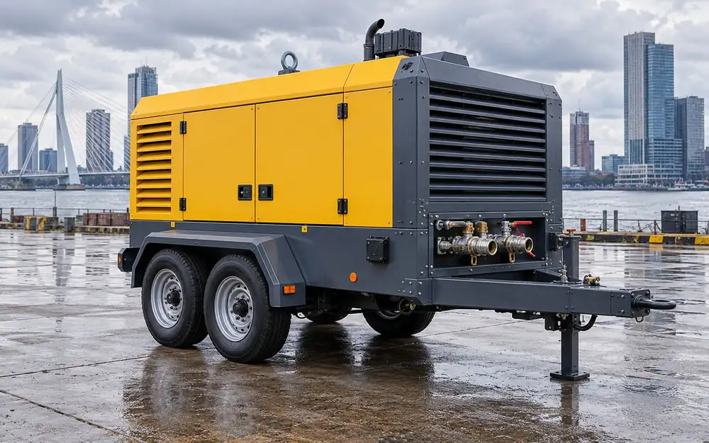 High-pressure industrial compressor equipment image