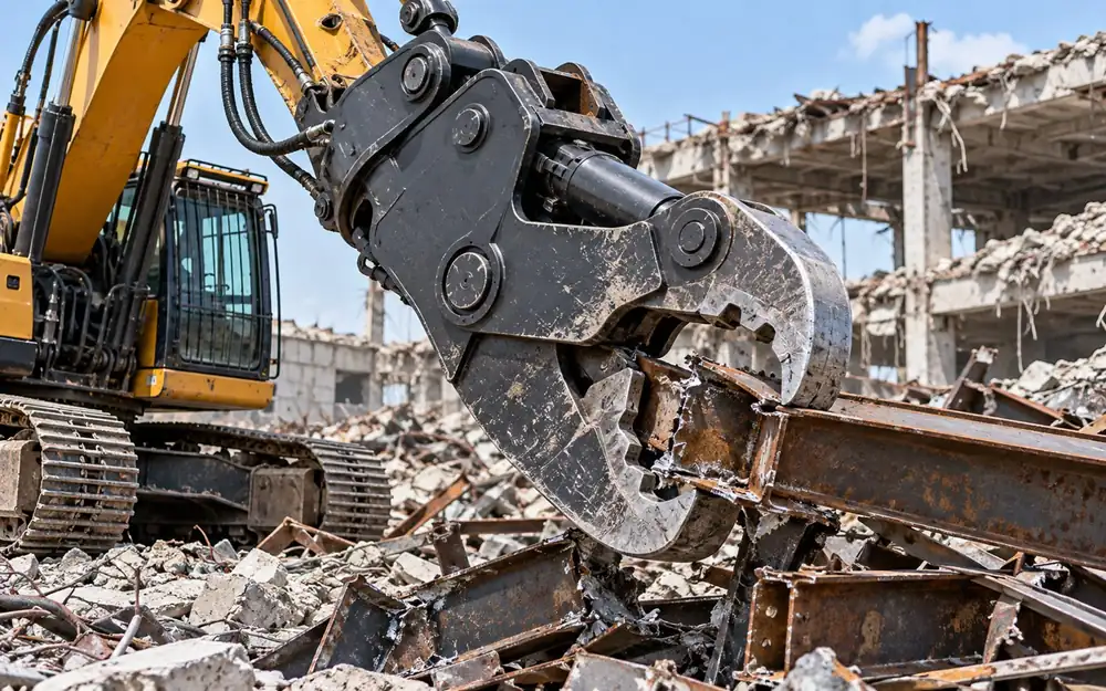 Hydraulic demolition shear equipment image