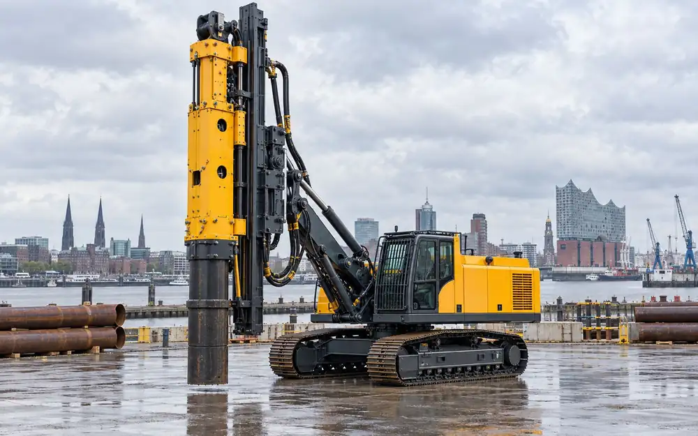 Hydraulic pile hammer equipment image