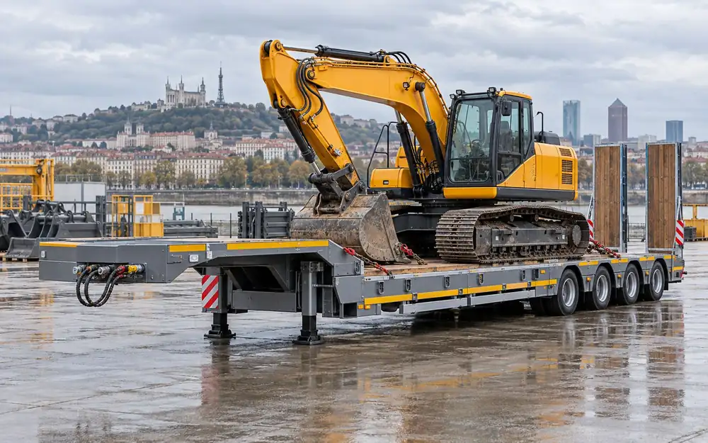 Low-loader trailer equipment image