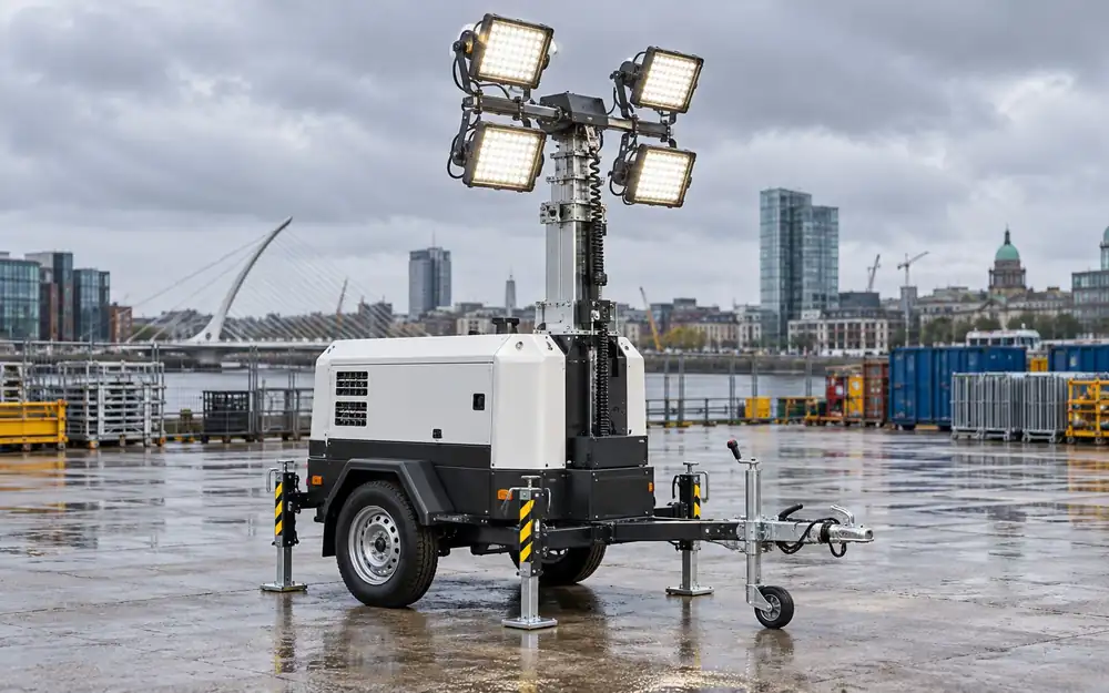 Mobile lighting tower equipment image
