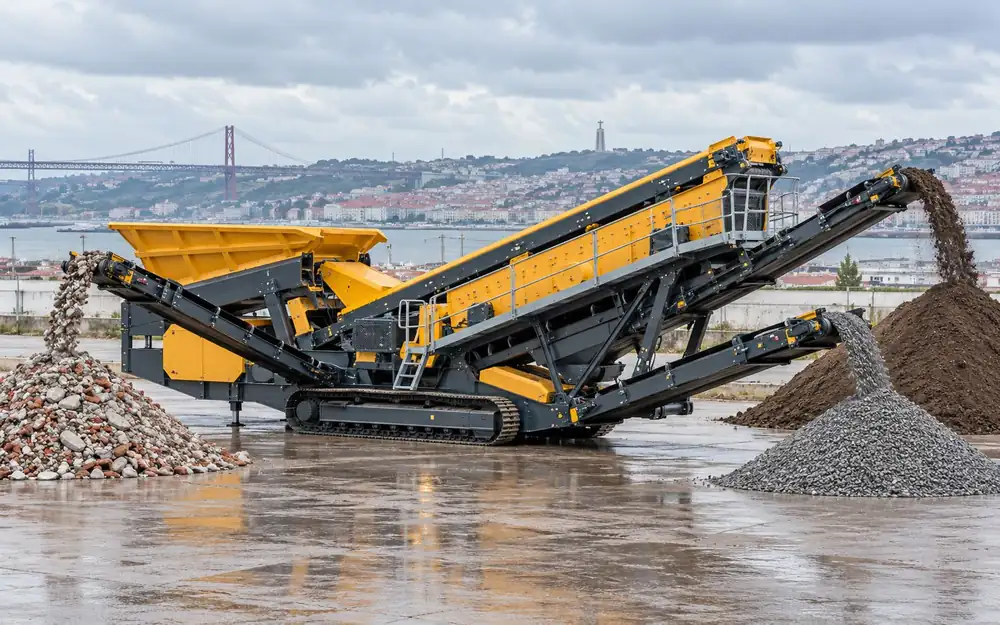 Mobile screening plant equipment image