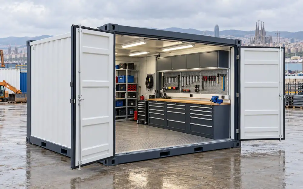 Mobile workshop container equipment image