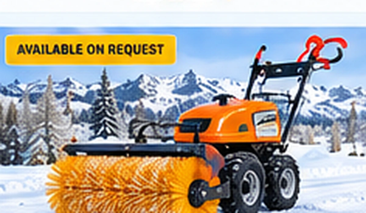 Ride-on snow blower
