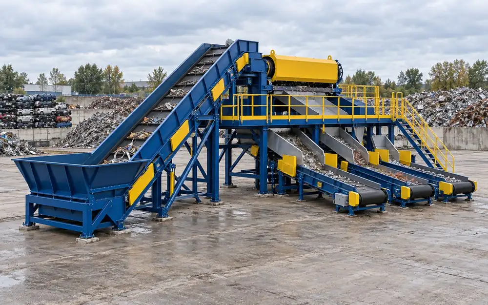 Scrap conveyor and sorting line equipment image