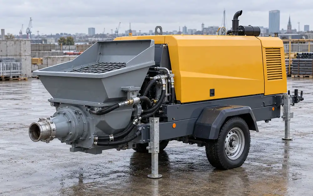 Stationary concrete pump equipment image