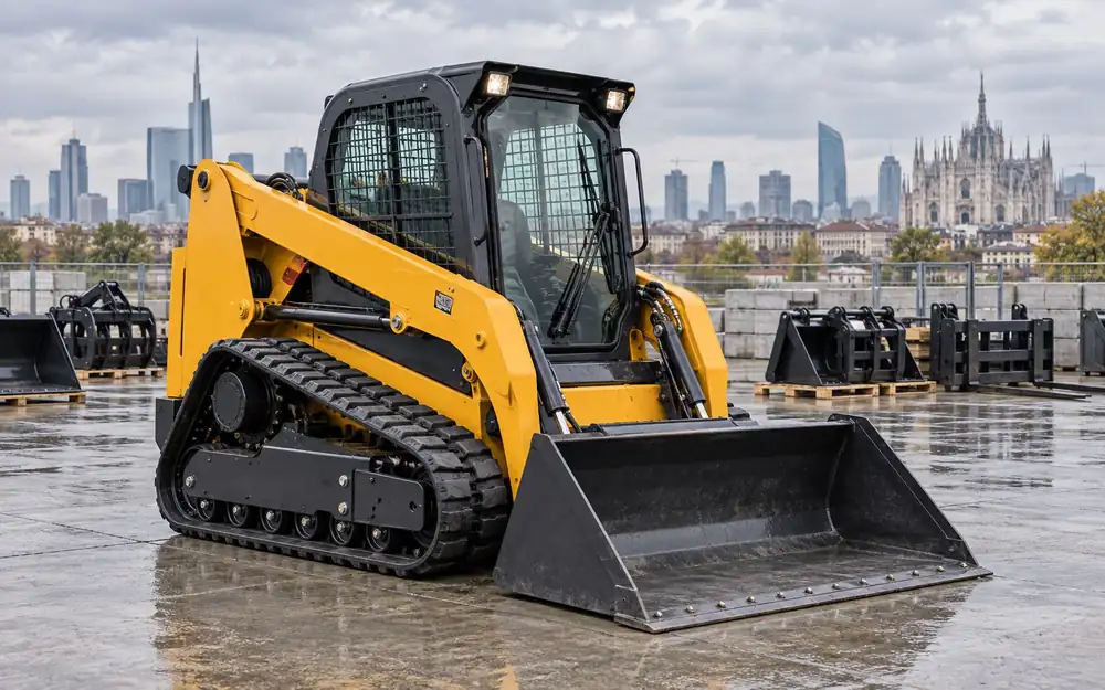 Tracked skid steer loader equipment image
