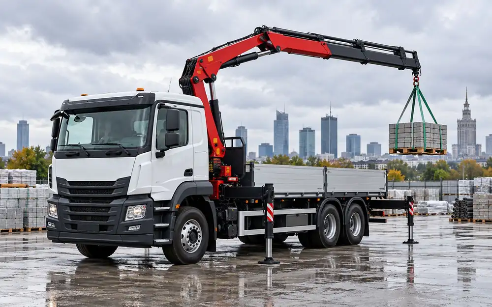 Truck-mounted crane equipment image