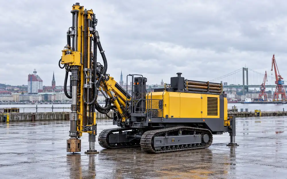 Water-well drilling rig equipment image